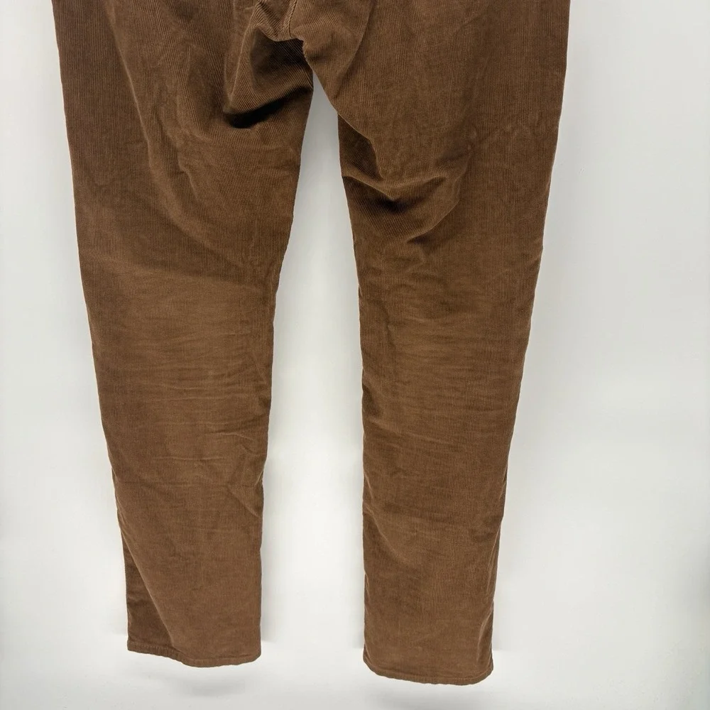 J.Crew Slim Flex Fit Corduroy Pants Casual Stretch Brown Men 34x31‎